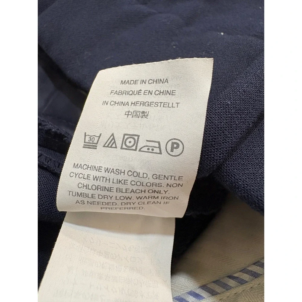 J.Crew Cameron Slim Crop Pants Navy Blue Bi-Stretch Cotton Trousers Womens Sz 2